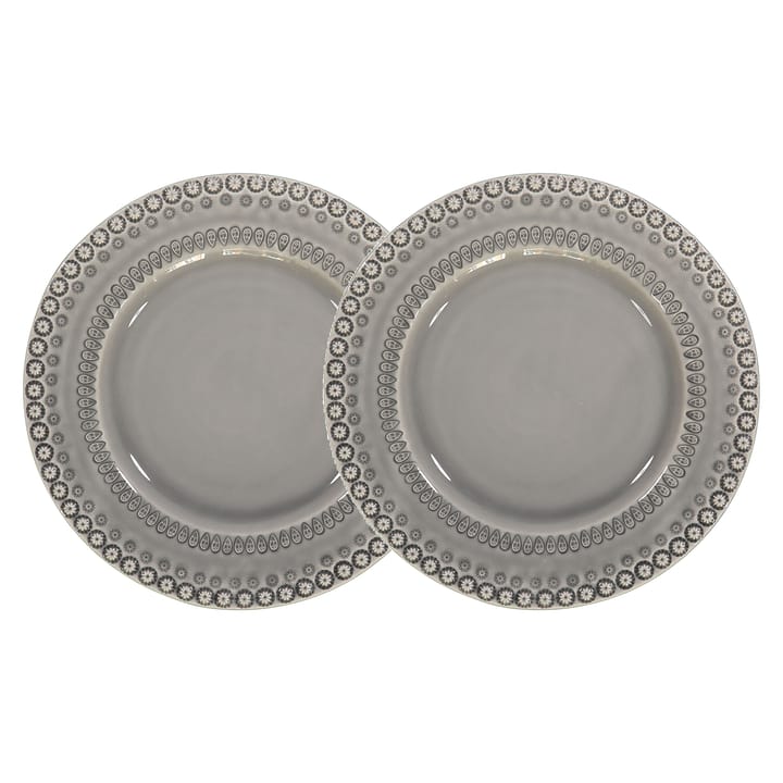 Daisy bord Ø 29 cm 2-pack, Soft grey (grijs) PotteryJo