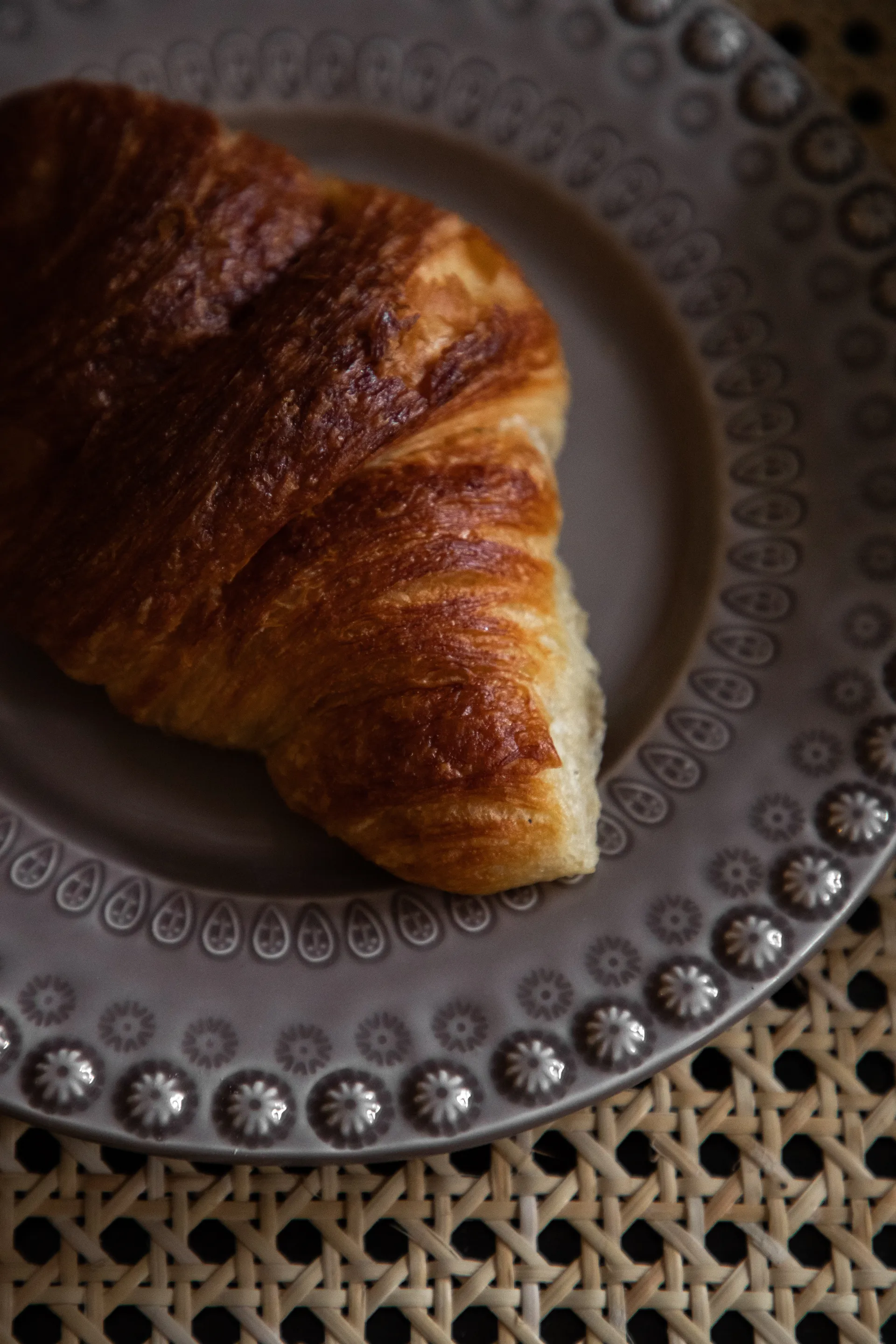 Daisy dessertbordje Ø22 cm 2-pack, Greige (beige) PotteryJo