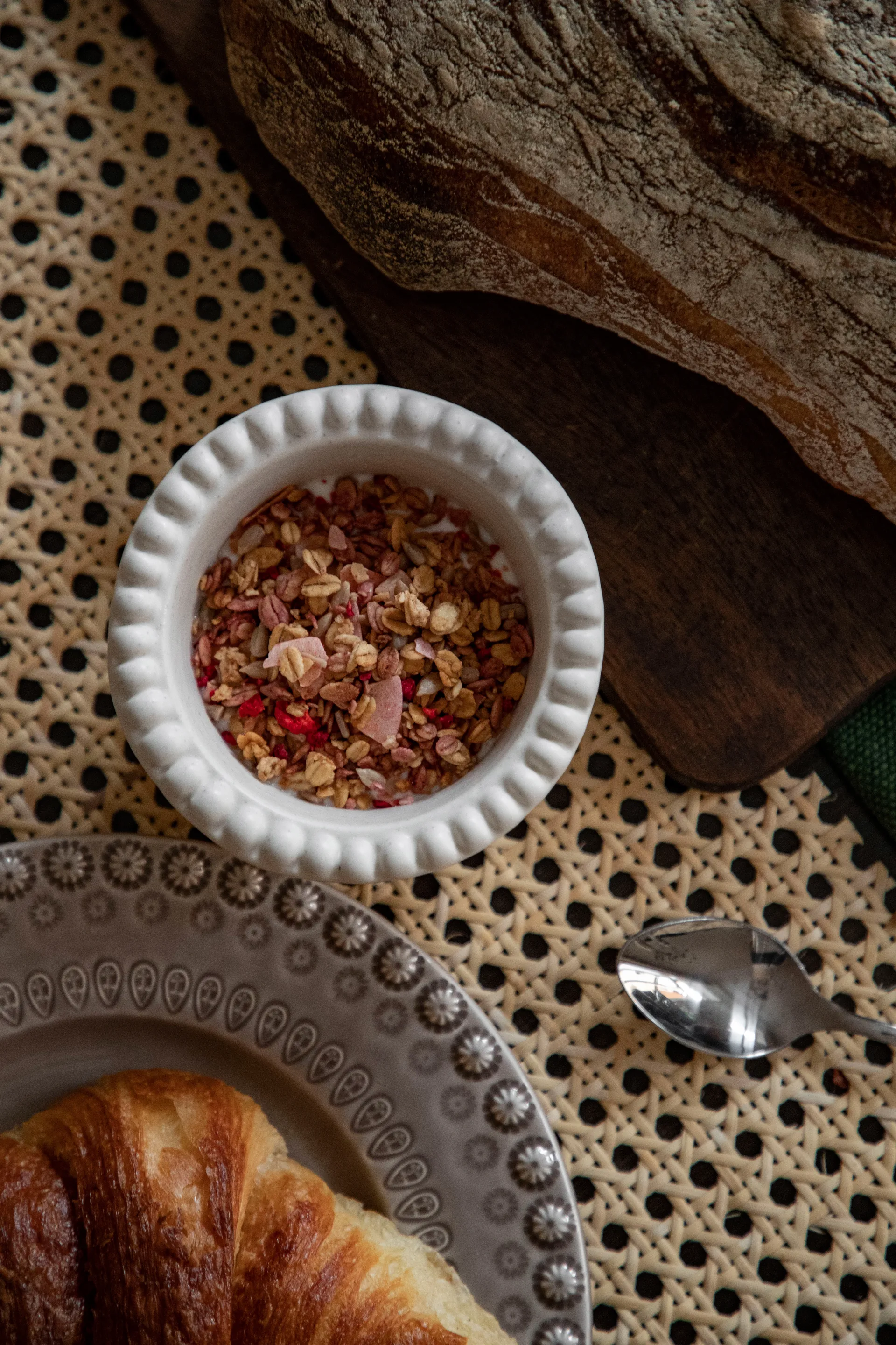 Daisy dessertbordje Ø22 cm 2-pack, Greige (beige) PotteryJo