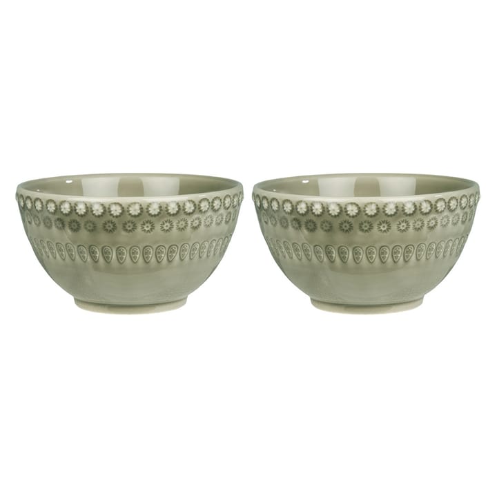 Daisy kom 35 cl 2-pack - Faded army (groen) - PotteryJo