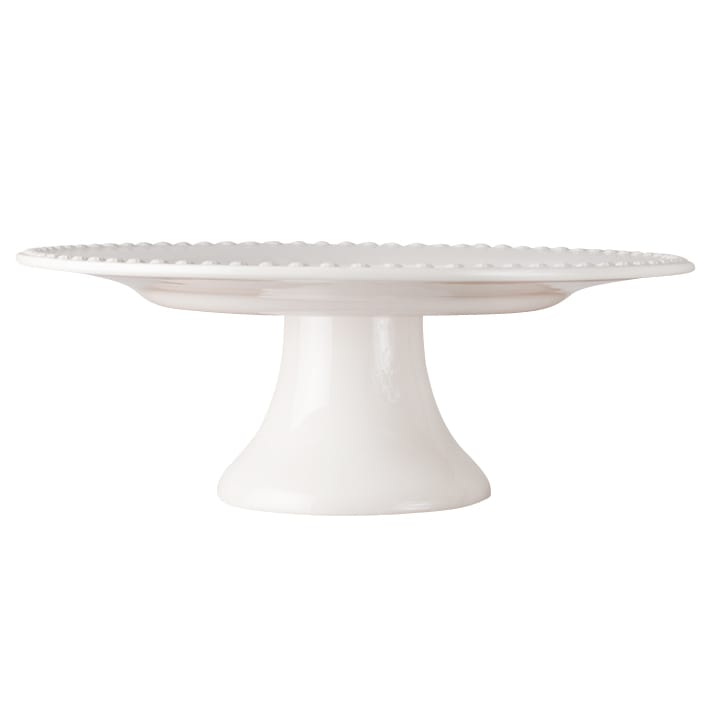 Daisy taartbord Ø 35 cm - white - PotteryJo