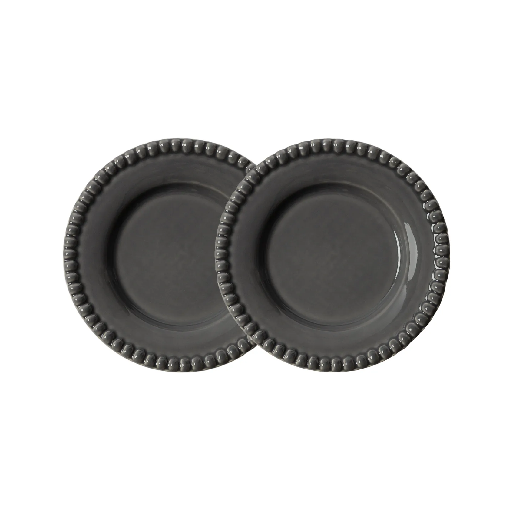 Daria bordje Ø18 cm 2-pack, Clean grey PotteryJo
