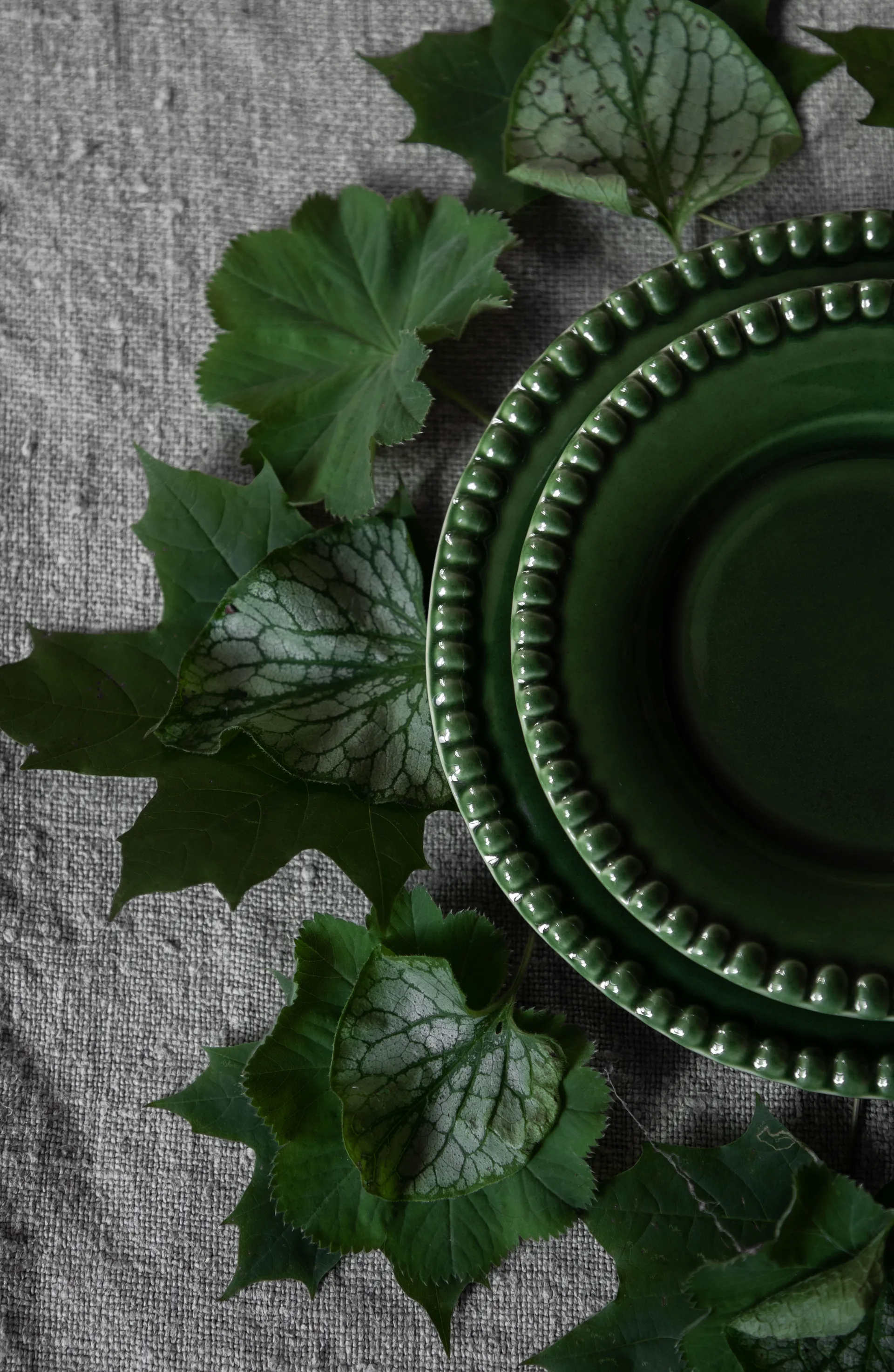 Daria bordje Ø18 cm 2-pack, Moss PotteryJo