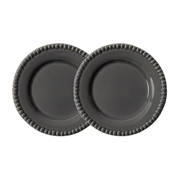 Daria dessertbord Ø22 cm 2-pack - Clean grey - PotteryJo