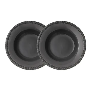 Daria diep bord Ø26 cm 2-pack - Clean grey - PotteryJo
