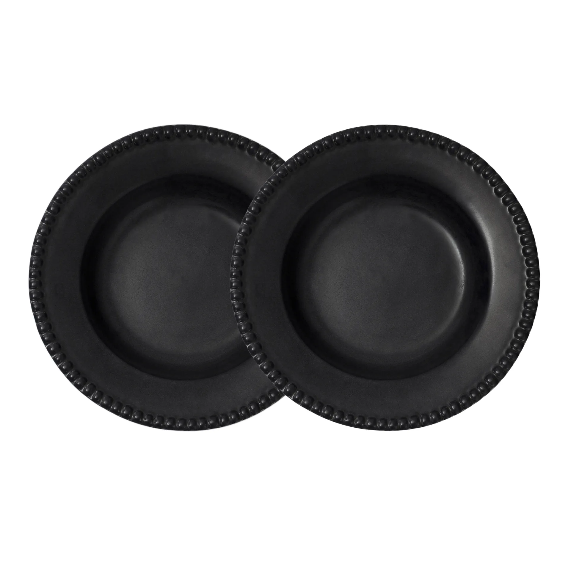 Daria diep bord Ø26 cm 2-pack, Ink black PotteryJo