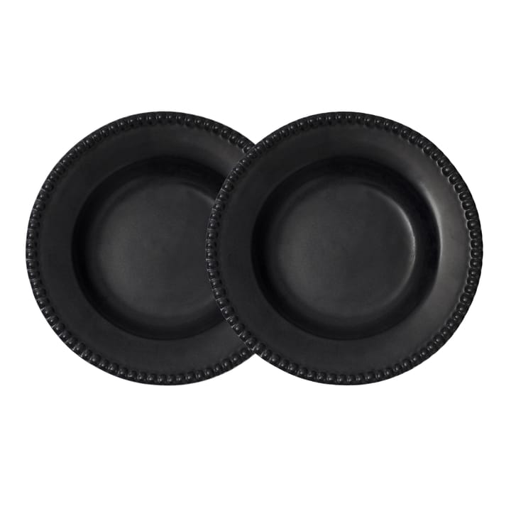 Daria diep bord Ø26 cm 2-pack - Ink black - PotteryJo