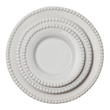 Daria dinerbord Ø28 cm 2-pack - Cotton white shiny - PotteryJo