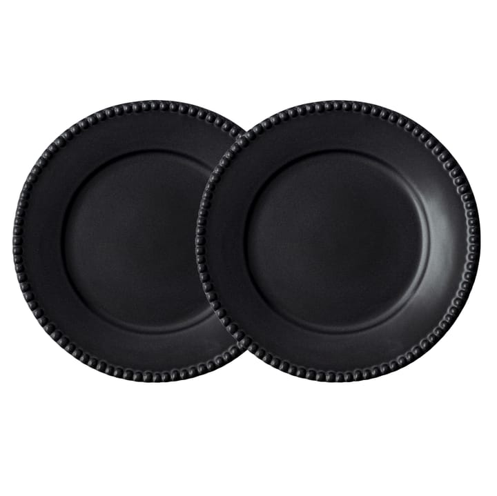 Daria dinerbord Ø28 cm 2-pack - Ink black - PotteryJo