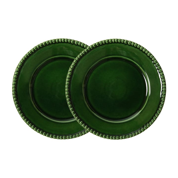 Daria dinerbord Ø28 cm 2-pack - Moss - PotteryJo