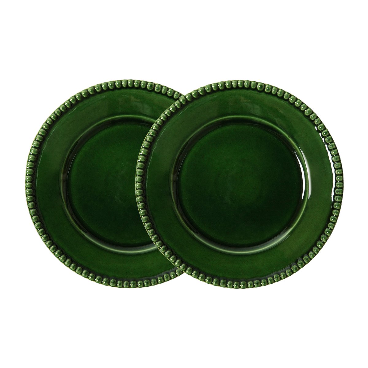 PotteryJo Daria dinerbord Ø28 cm 2-pack Moss