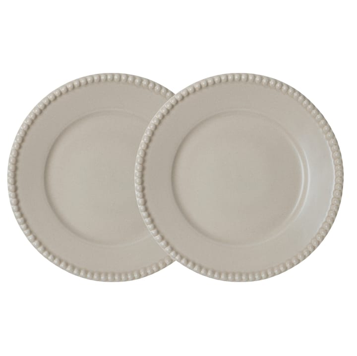 Daria dinerbord Ø28 cm 2-pack, Sand PotteryJo