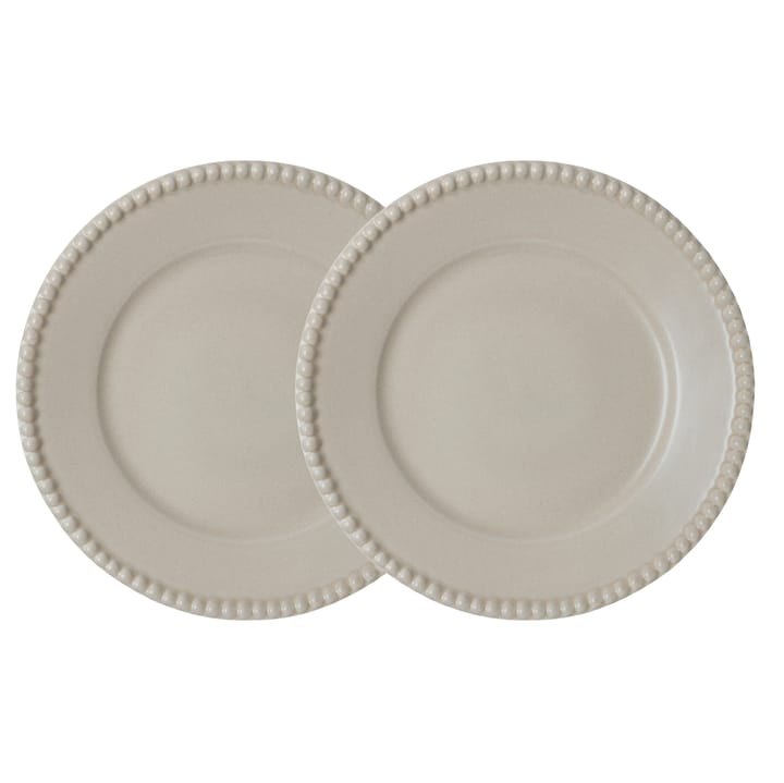 Daria dinerbord Ø28 cm 2-pack - Sand - PotteryJo