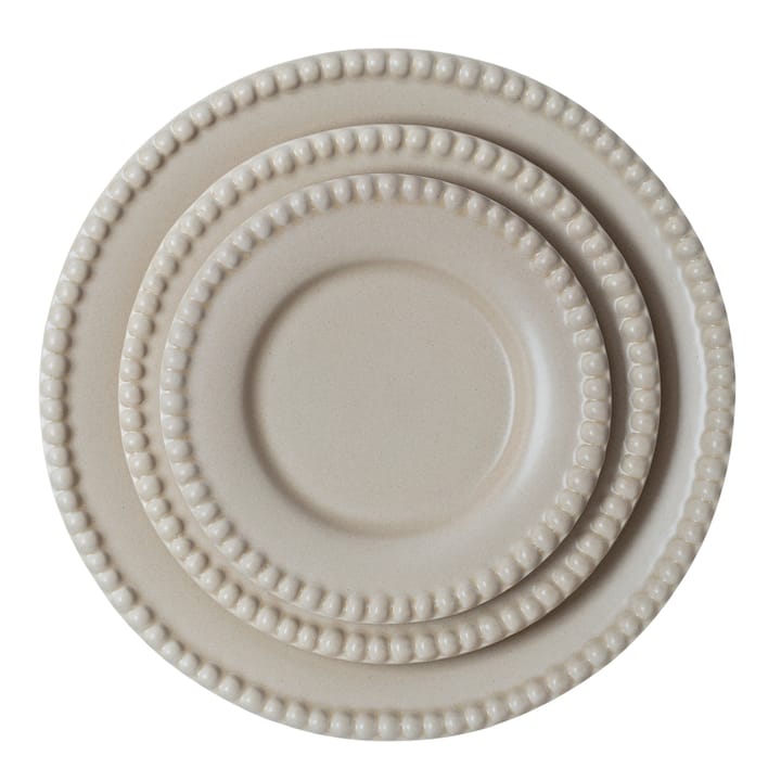 Daria dinerbord Ø28 cm 2-pack, Sand PotteryJo