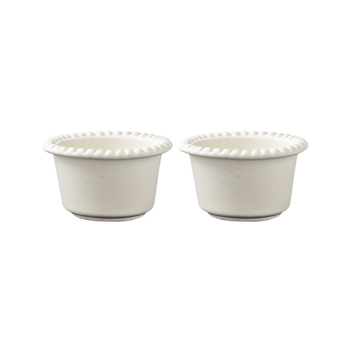 Daria kleine kom Ø12 cm 2-pack, Cotton white PotteryJo