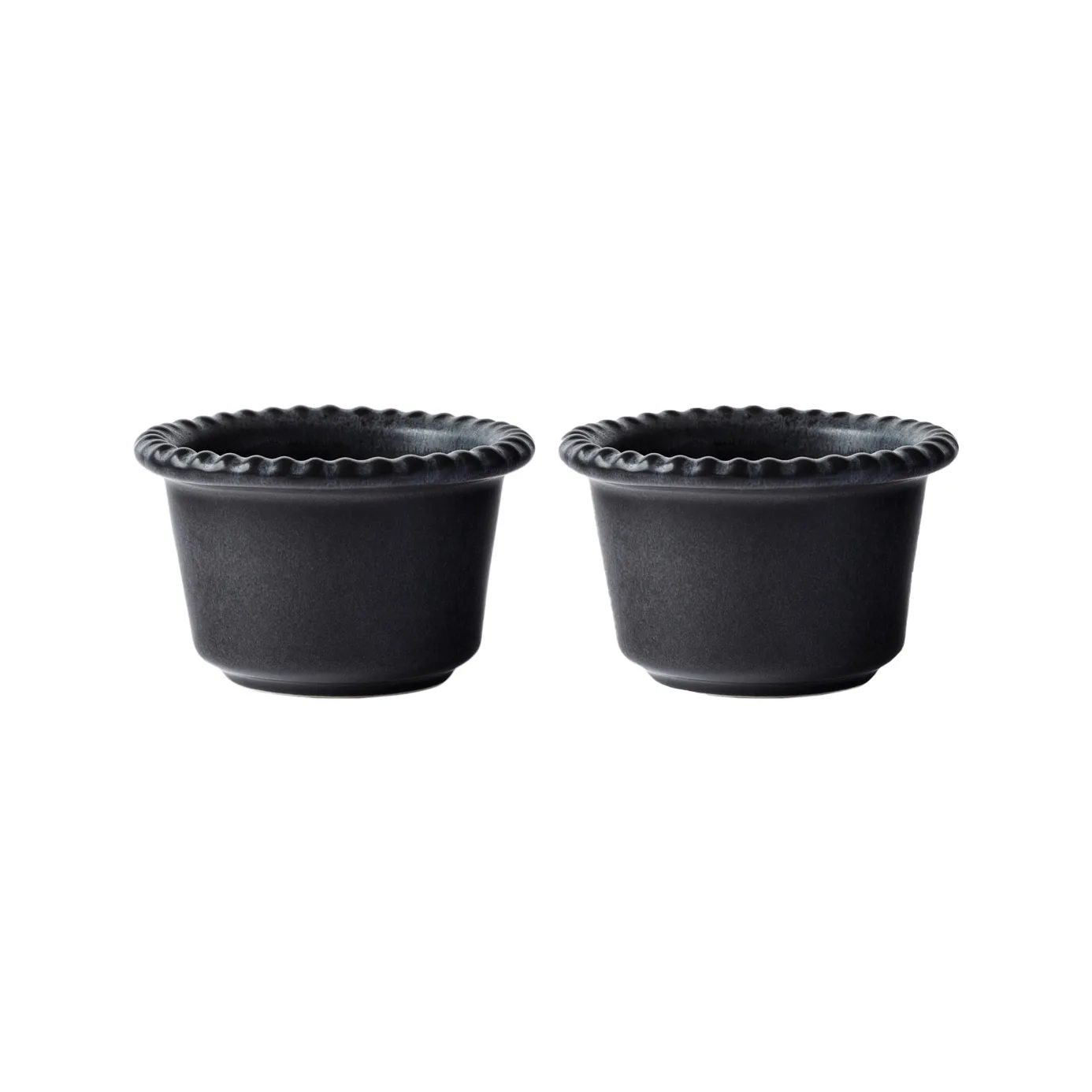 Daria kleine kom Ø12 cm 2-pack, Ink black PotteryJo