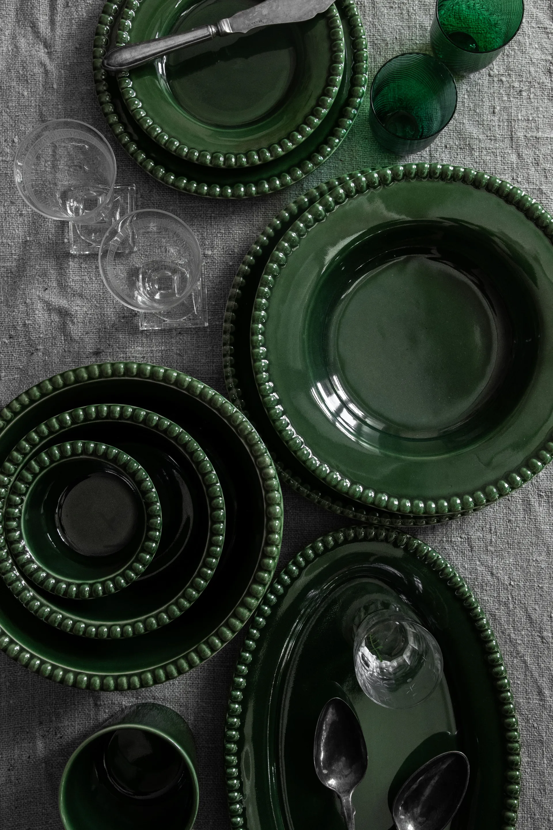 Daria kleine kom Ø12 cm 2-pack, Moss PotteryJo