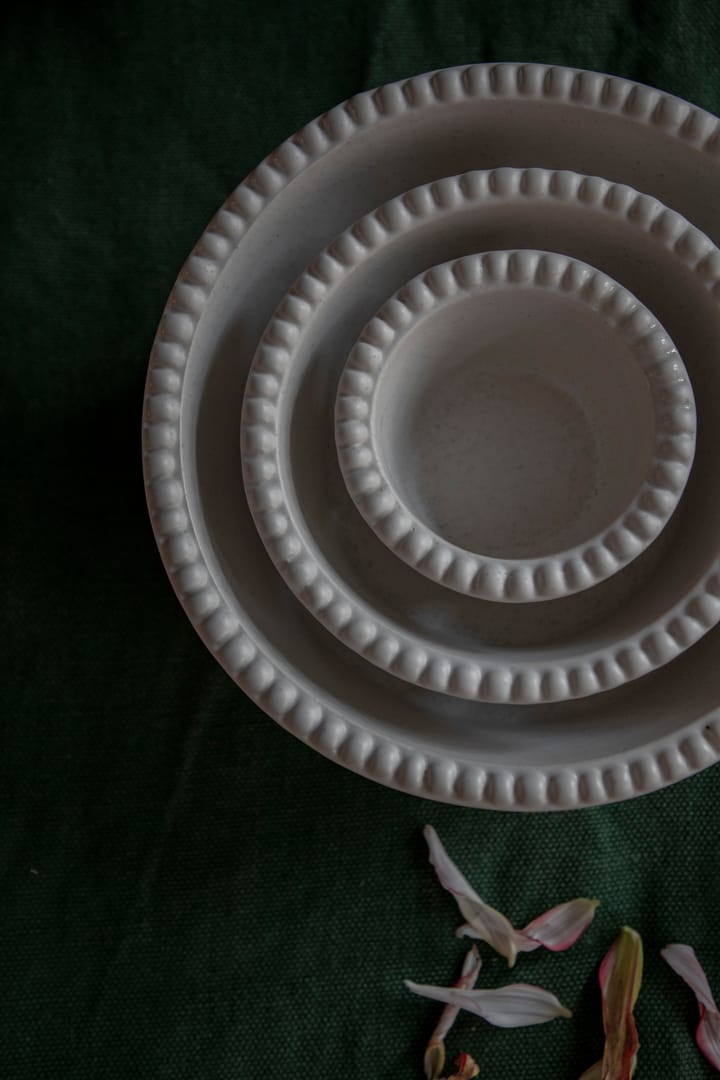 Daria kom Ø23 cm aardewerk, Cotton white PotteryJo