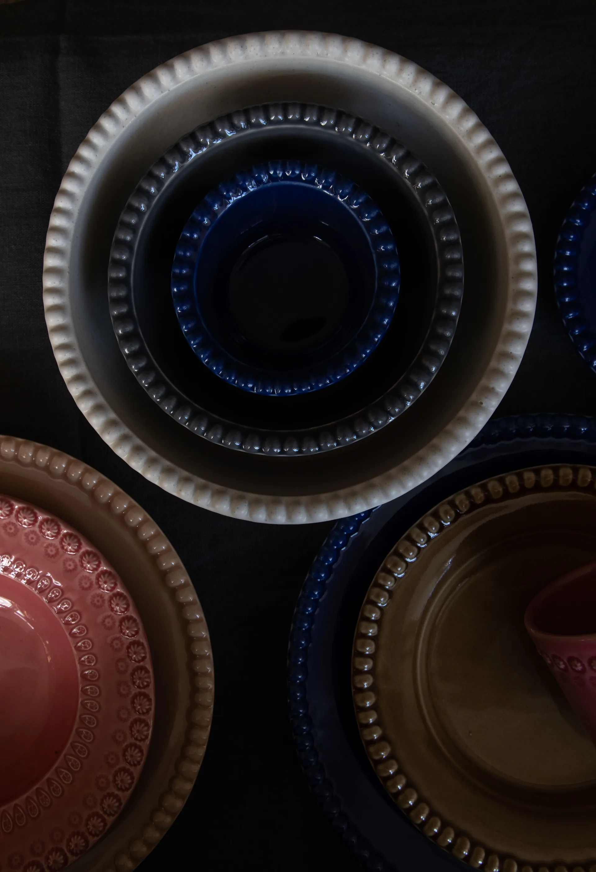 Daria kom Ø23 cm aardewerk, Cotton white PotteryJo