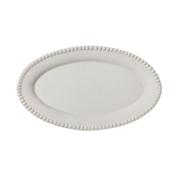 Daria serveerschotel 35 cm aardewerk - Cotton white - PotteryJo