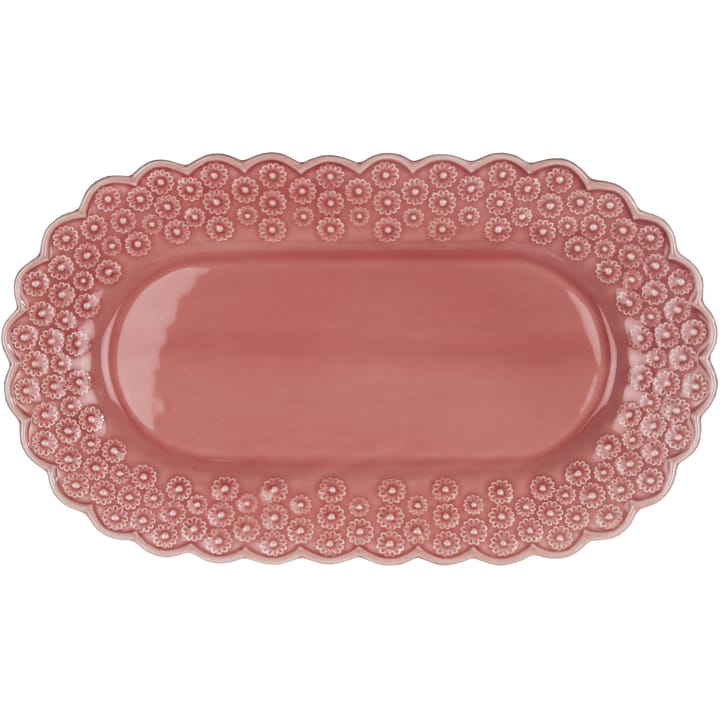 Ditsy ovale schotel - Rose (roze) - PotteryJo