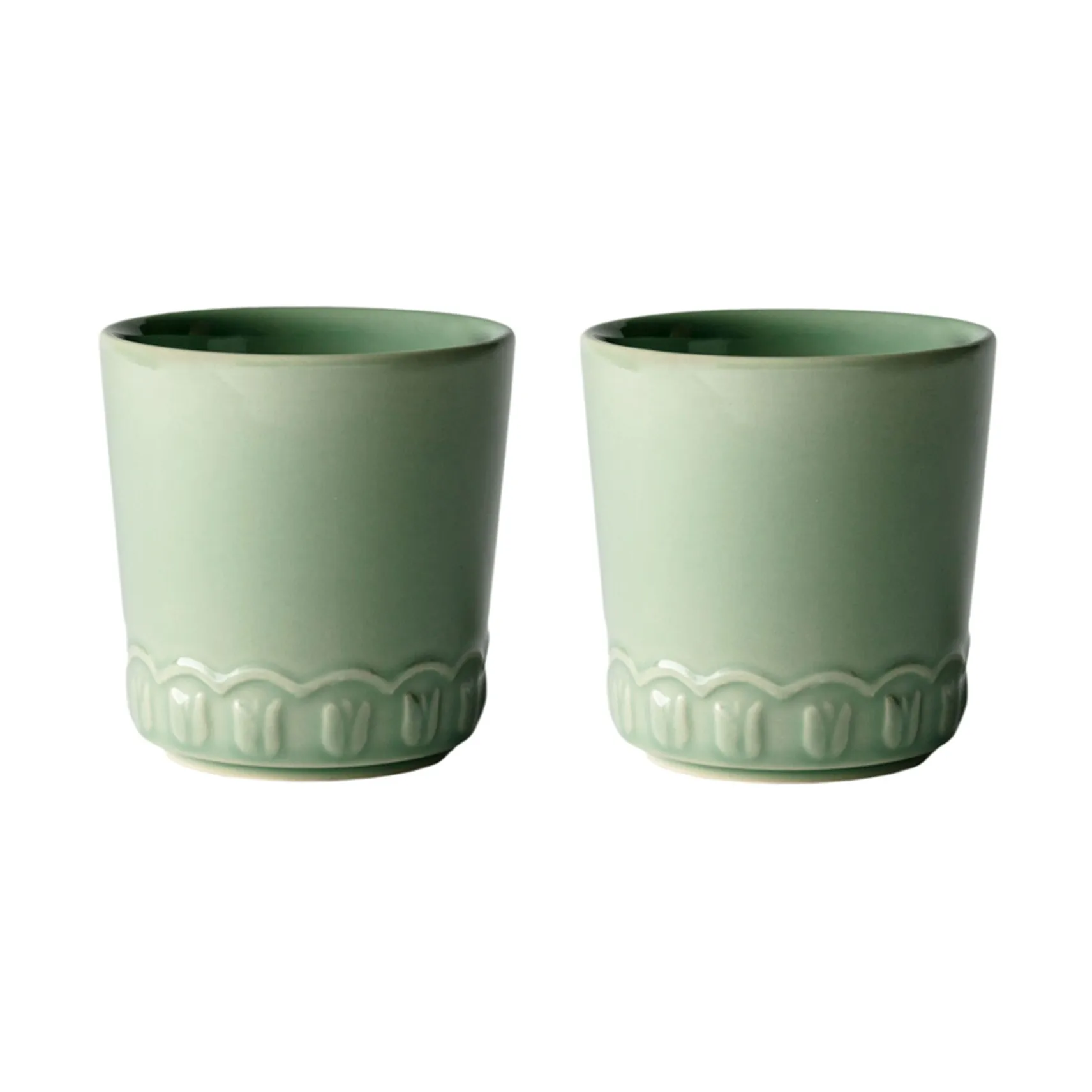 Tulipa beker 20 cl 2-pack, Verona green PotteryJo