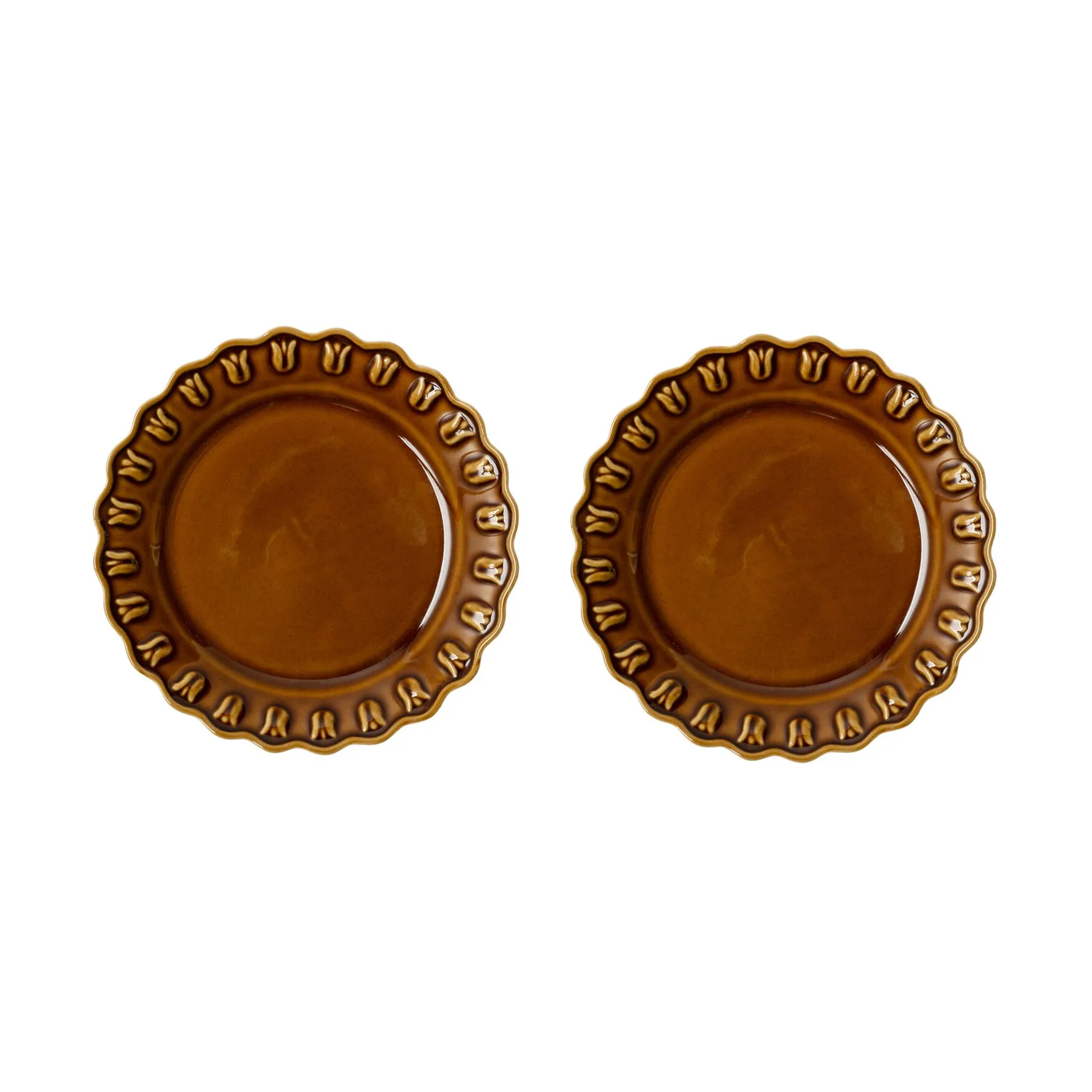 Tulipa bordje Ø20 cm 2-pack, Umbra PotteryJo