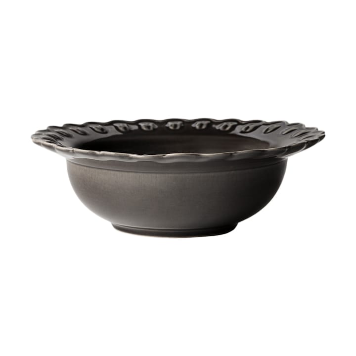 Tulipa diep bord Ø23 cm 2-pack, Almost black PotteryJo
