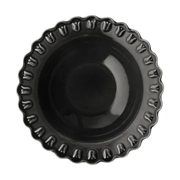 Tulipa diepe bord small Ø17 cm 2-pack - Almost black - PotteryJo
