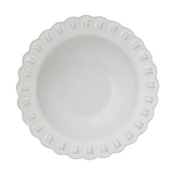 Tulipa diepe bord small Ø17 cm 2-pack - White - PotteryJo