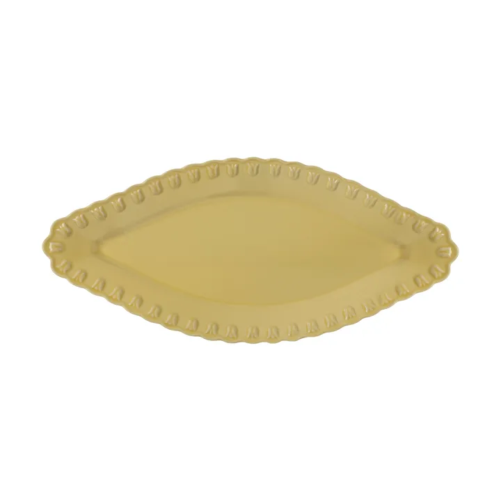 Tulipa ovale schaal 20x45 cm - Pale Moon - PotteryJo