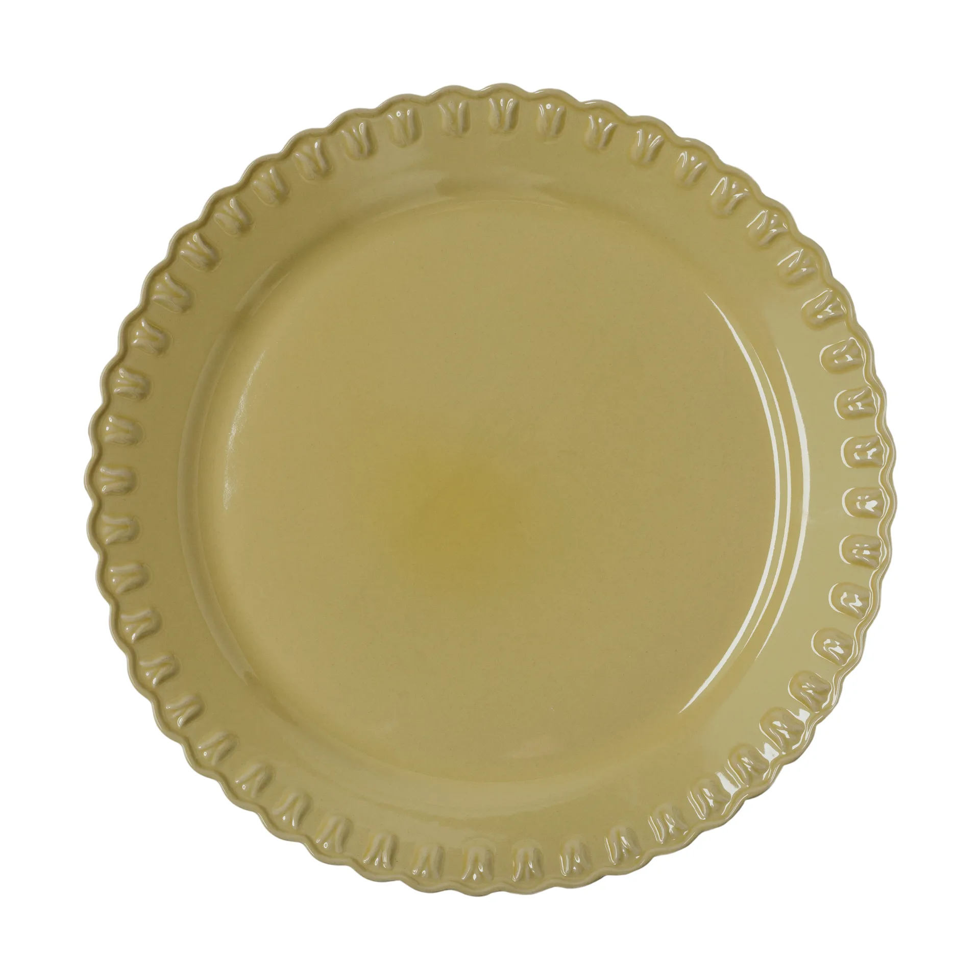 Tulipa serveerschaal Ø37 cm, Pale Moon PotteryJo