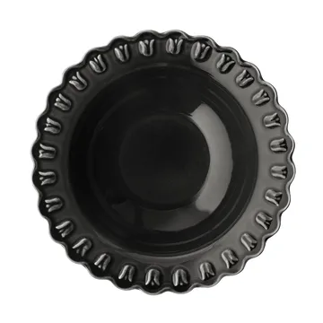 Tulipa serveerschaal large Ø30 cm - Almost black - PotteryJo