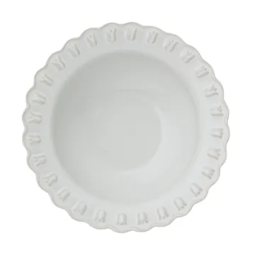 Tulipa serveerschaal large Ø30 cm - White - PotteryJo