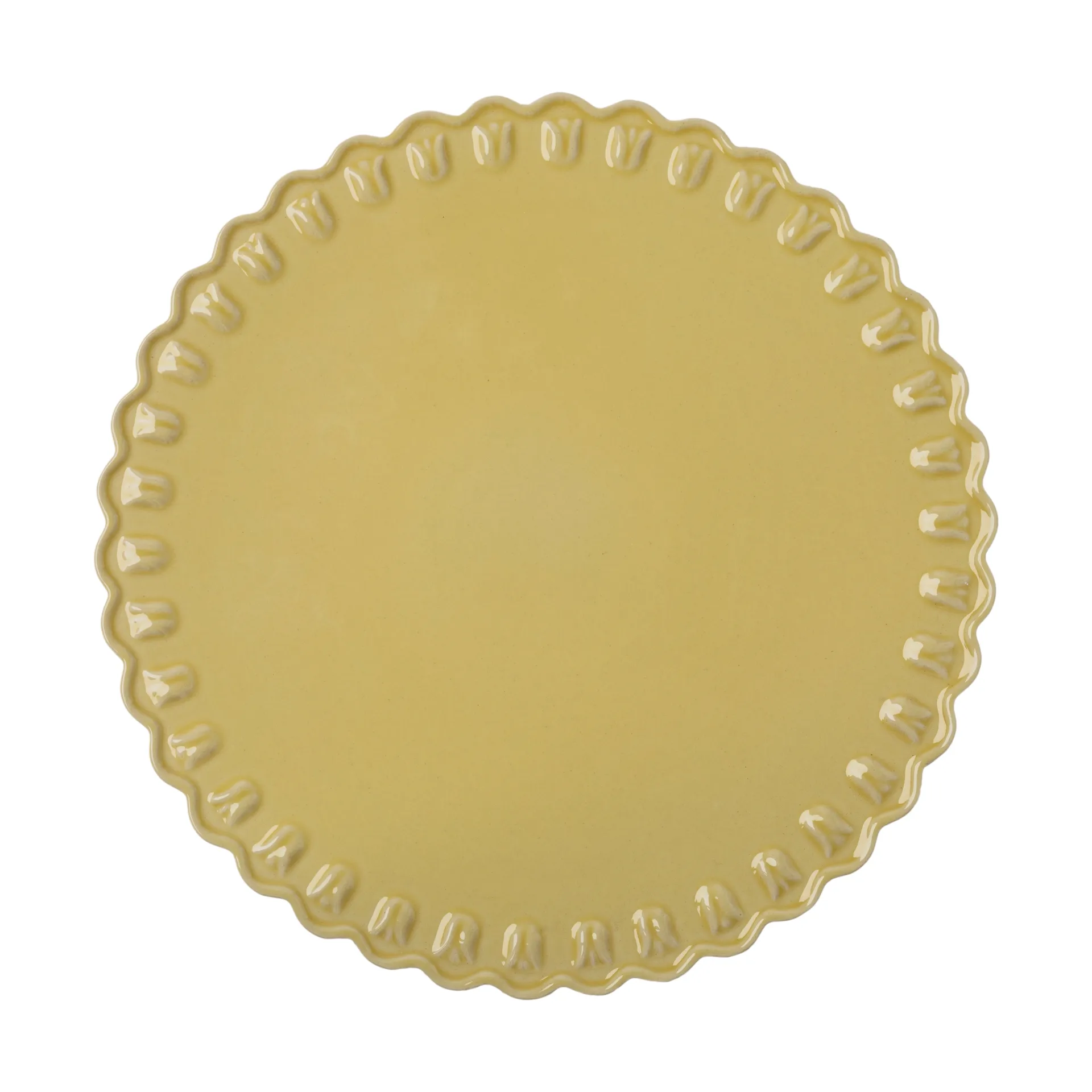 Tulipa taartbord Ø30 cm, Pale Moon PotteryJo