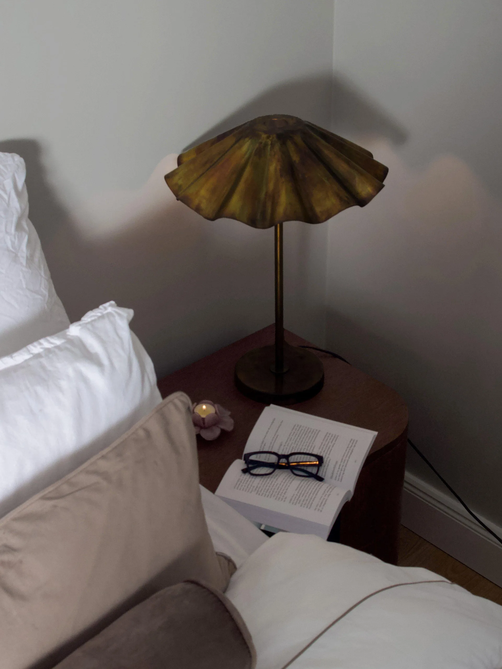 Aira tafellamp, Gebrand messing, 54 cm PR Home