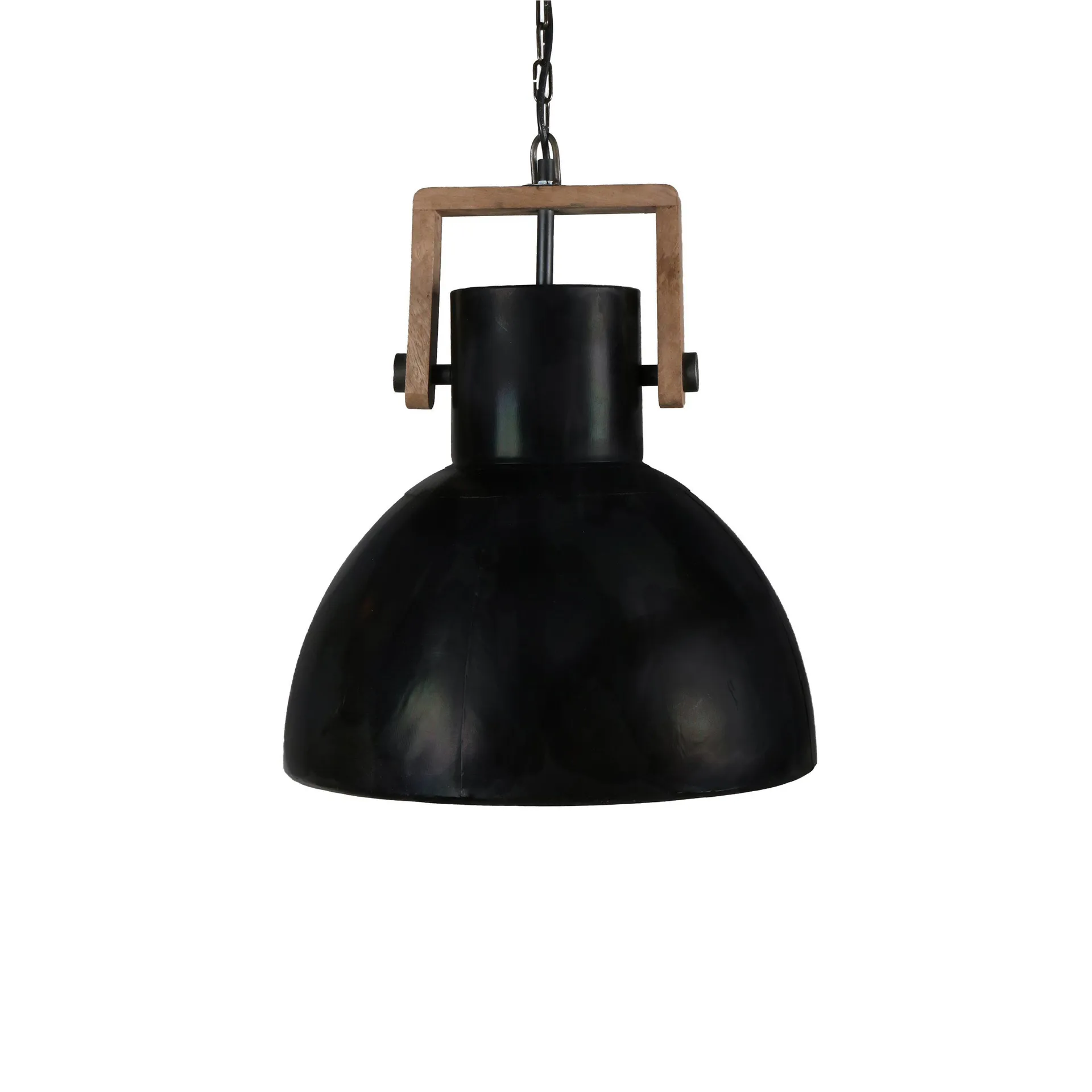 Ashby single plafondlamp Ø39 cm, Black Zink PR Home