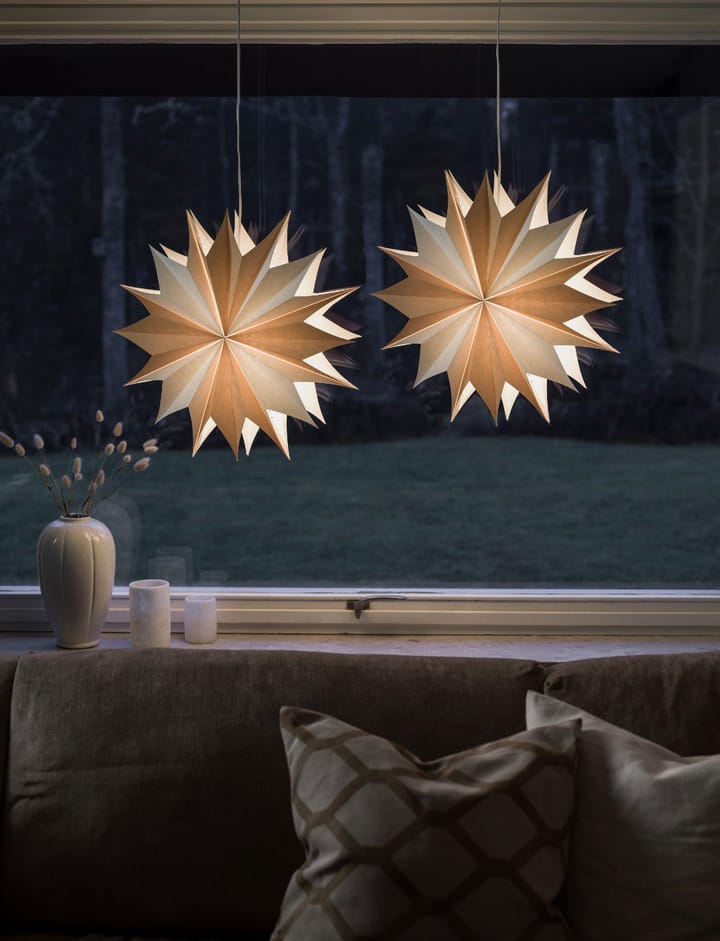 Bellatrix adventsster Ø60 cm, Wit-natuur PR Home
