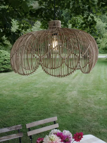 Belle hanglamp voor buiten - Naturel, Ø53x32 cm - PR Home