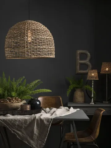 Cebu plafondlamp, - Naturel, Ø46 cm - PR Home