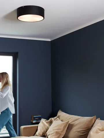 Colmar plafondlamp - Zwart, Ø41x13 cm - PR Home