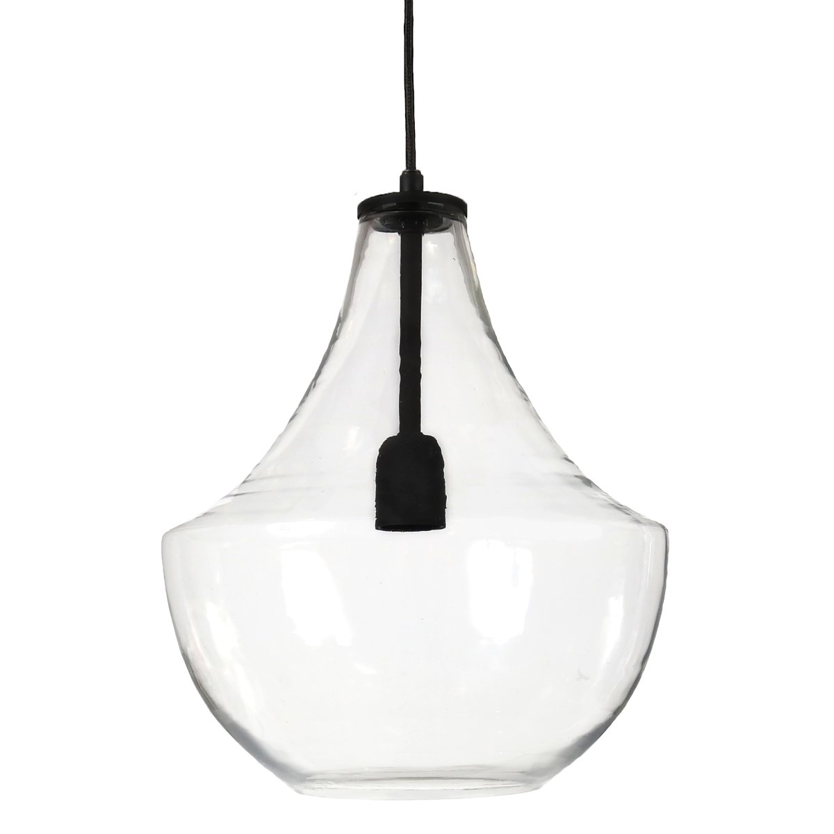 PR Home Hamilton plafondlamp, 30 cm transparant-zwart