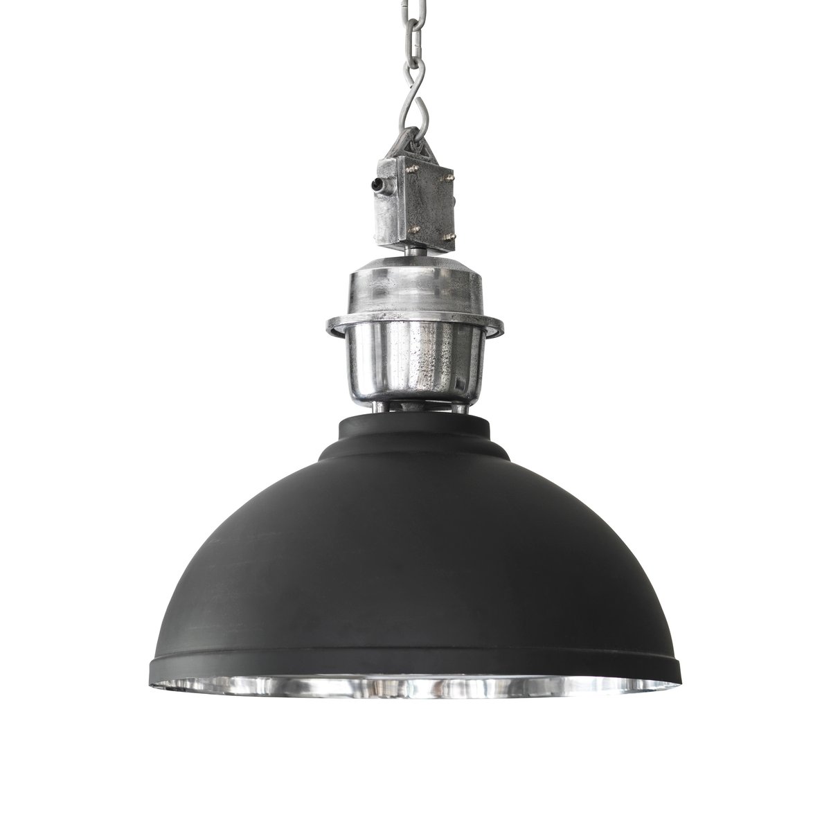 PR Home Manchester plafondlamp, Ø 35 cm Zwart-zilver