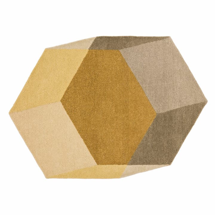 Iso vloerkleed hexagon - Geel - Puik