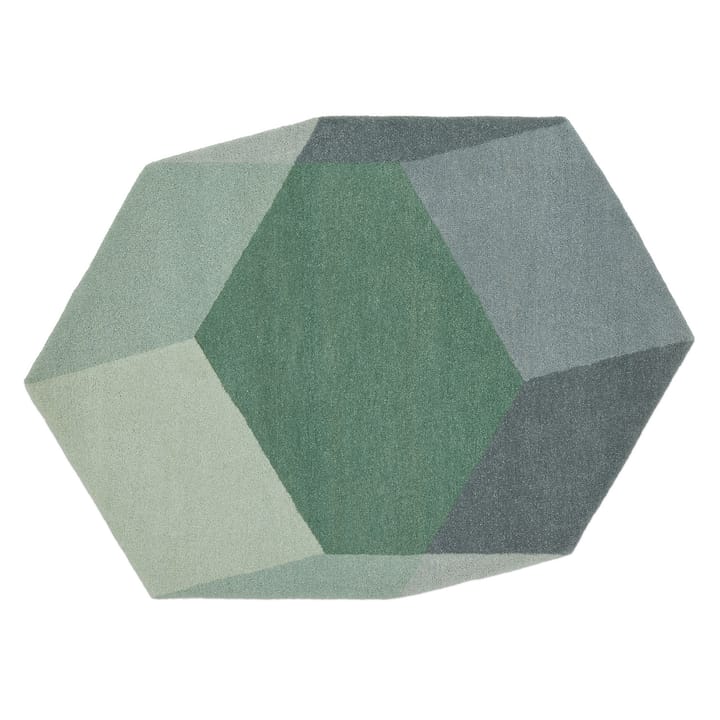 Iso vloerkleed hexagon - Groen - Puik