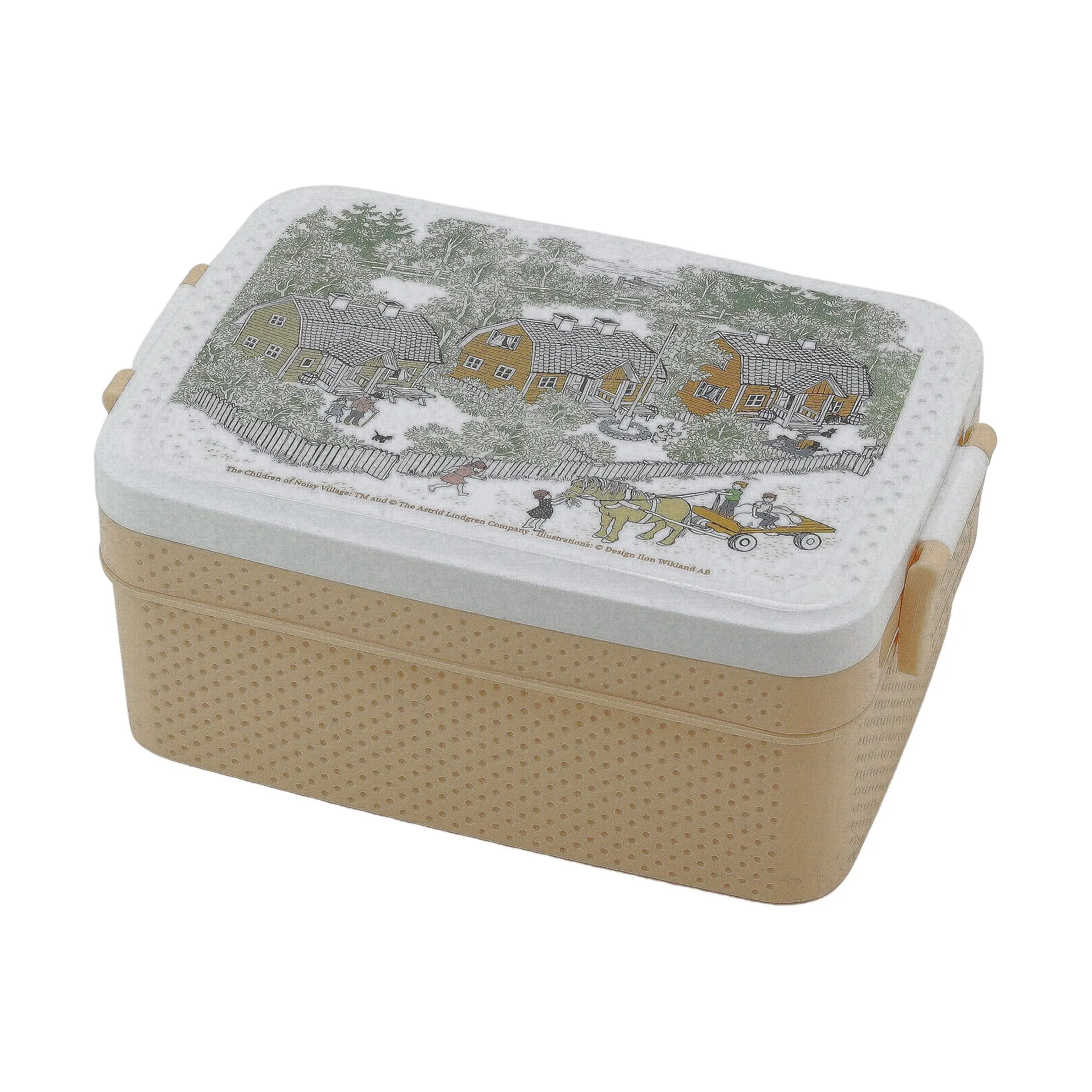 Barnen i Bullerbyn lunchbox 8x18,5 cm, Multi Rätt Start