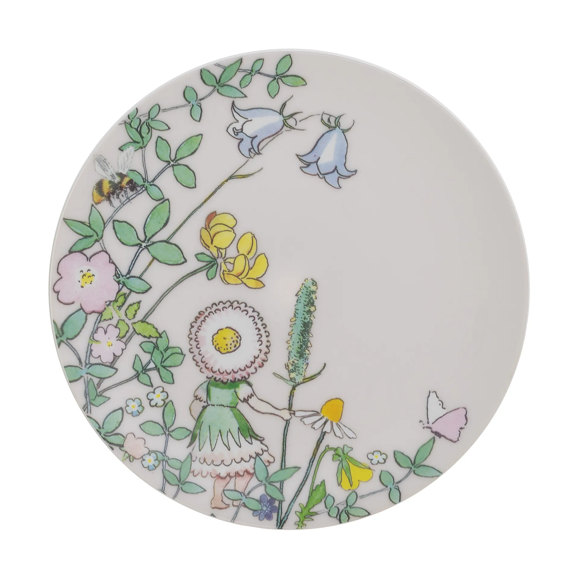 Elsa Beskow Blomsterfesten bord Ø20 cm, Multi Rätt Start