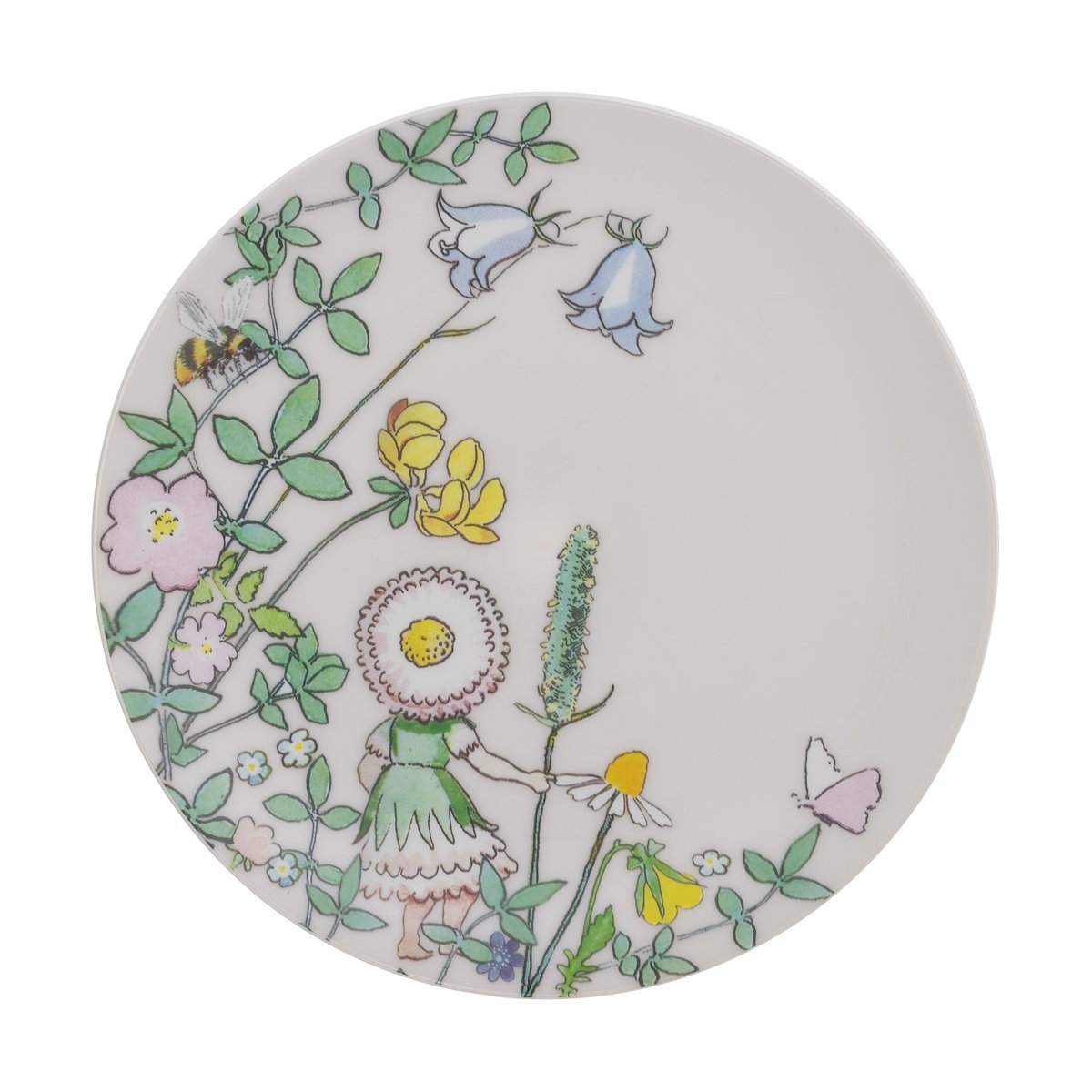 Rätt Start Elsa Beskow Blomsterfesten bord o20 cm Multi