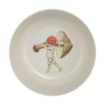 Elsa Beskow Tomtebobarnen schaal Ø14,5 cm - Beige - Rätt Start