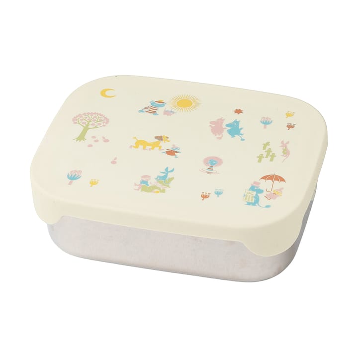 Moomin 80 lunchdoos metaal 13x17 cm - Beige - Rätt Start